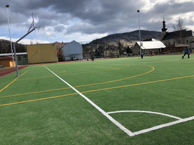 Rekonstrukce sportovního hřiště pro ZŠ - Bělá pod Pradědem #1