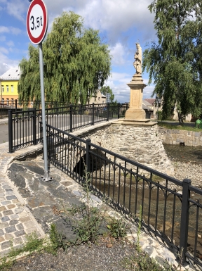 Obnova mostu přes Oslavu v Dlouhé Loučce #2